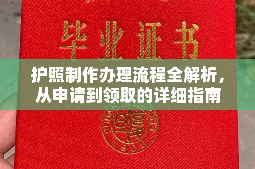 临潼护照制作办理流程全解析，从申请到领取的详细指南